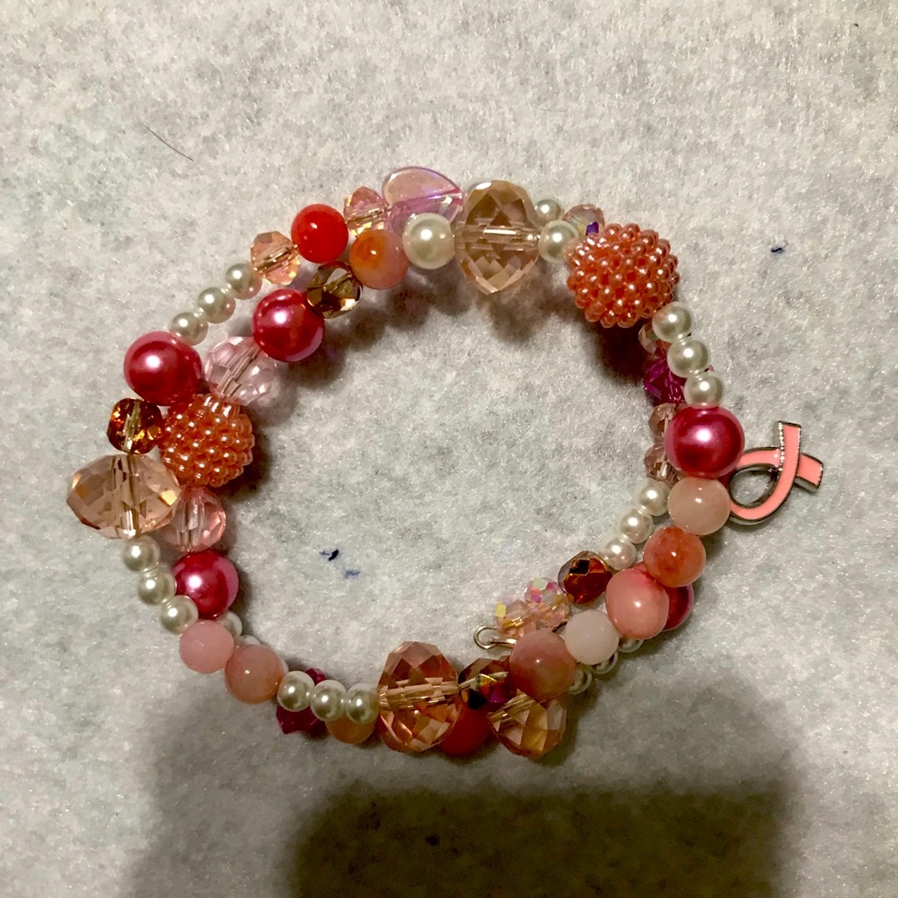 Memory wire breast cancer awareness.